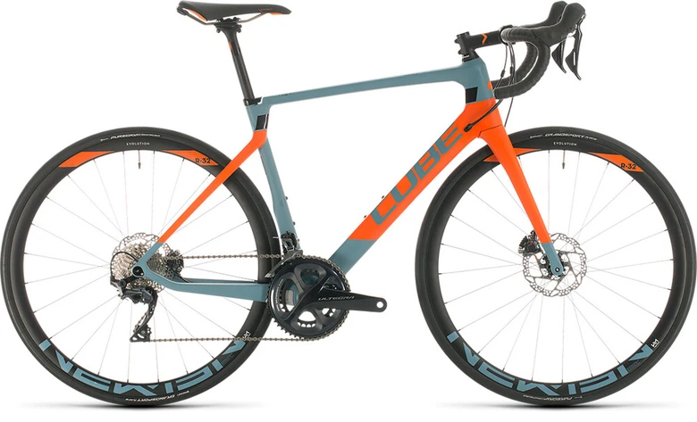 Bicykel CUBE Agree C:62 Race bluegrey'n'orange 2020