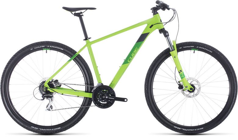 Bicykel CUBE Aim Pro green'n'iridium 2020
