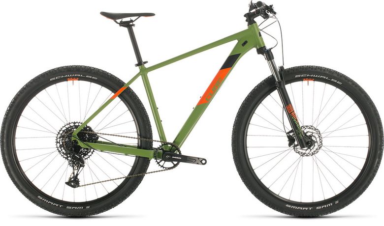 Bicykel CUBE Analog green'n'orange 2020