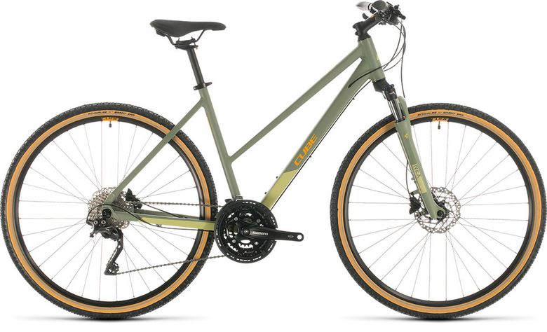 Bicykel CUBE Nature EXC Trapeze green'n'orange 2020