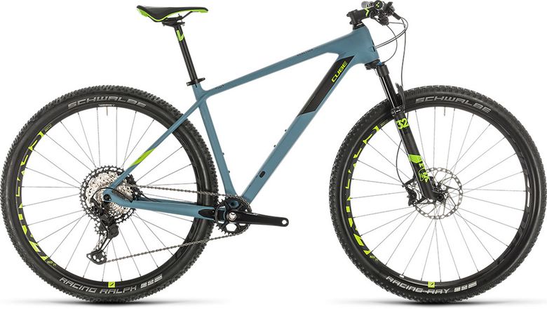 Bicykel CUBE Reaction C:62 SL 29 greyblue'n'green 2020