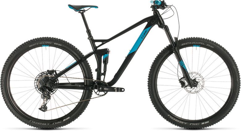 Bicykel CUBE Stereo 120 Pro 29 black'n'blue 2020