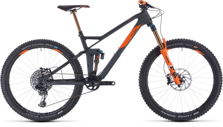 Bicykel CUBE Stereo 140 HPC TM 27.5 grey'n'orange 2020