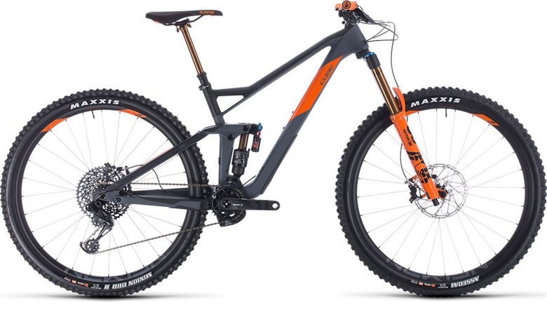 Bicykel CUBE Stereo 150 C:68 TM 29 grey'n'orange 2020