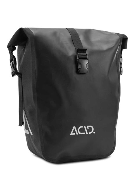 Bočná taška ACID Traveler Pure 15 black na zadný nosič