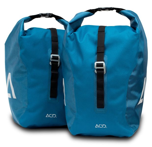 Bočné tašky ACID Traveler 20 dark blue´n´black na zadný nosič (2kusy)