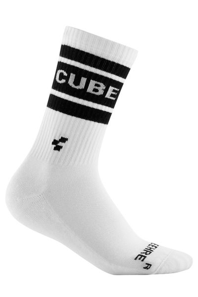 Ponožky CUBE After Race High Cut white
