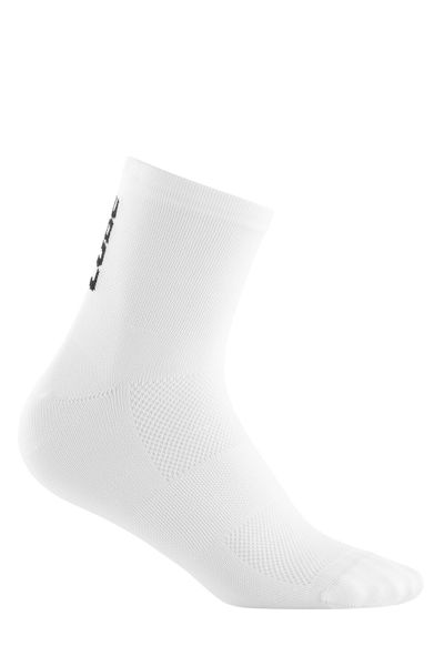 Ponožky CUBE Mid Cut Blackline, white