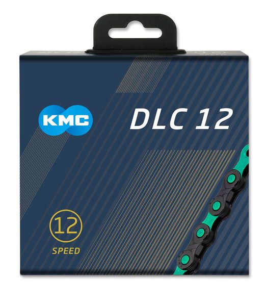 Reťaz KMC DLC 12 Black/Celeste, 12 Speed