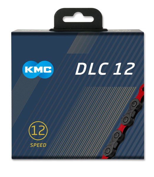 Reťaz KMC DLC 12 Black/Red, 12 Speed