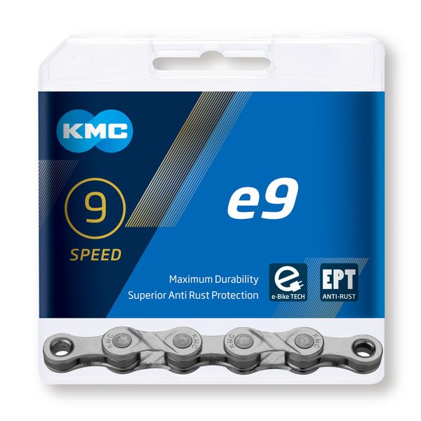 Reťaz KMC e9 EPT pre elektrobicykle, 9 Speed