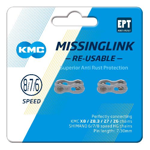 Spojka reťaze KMC MissingLink 6/7/8 Speed (2kusy)